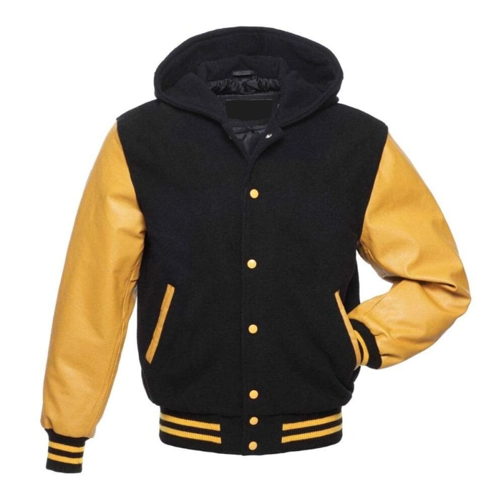 black-and-gold-hooded-varsity-jacket