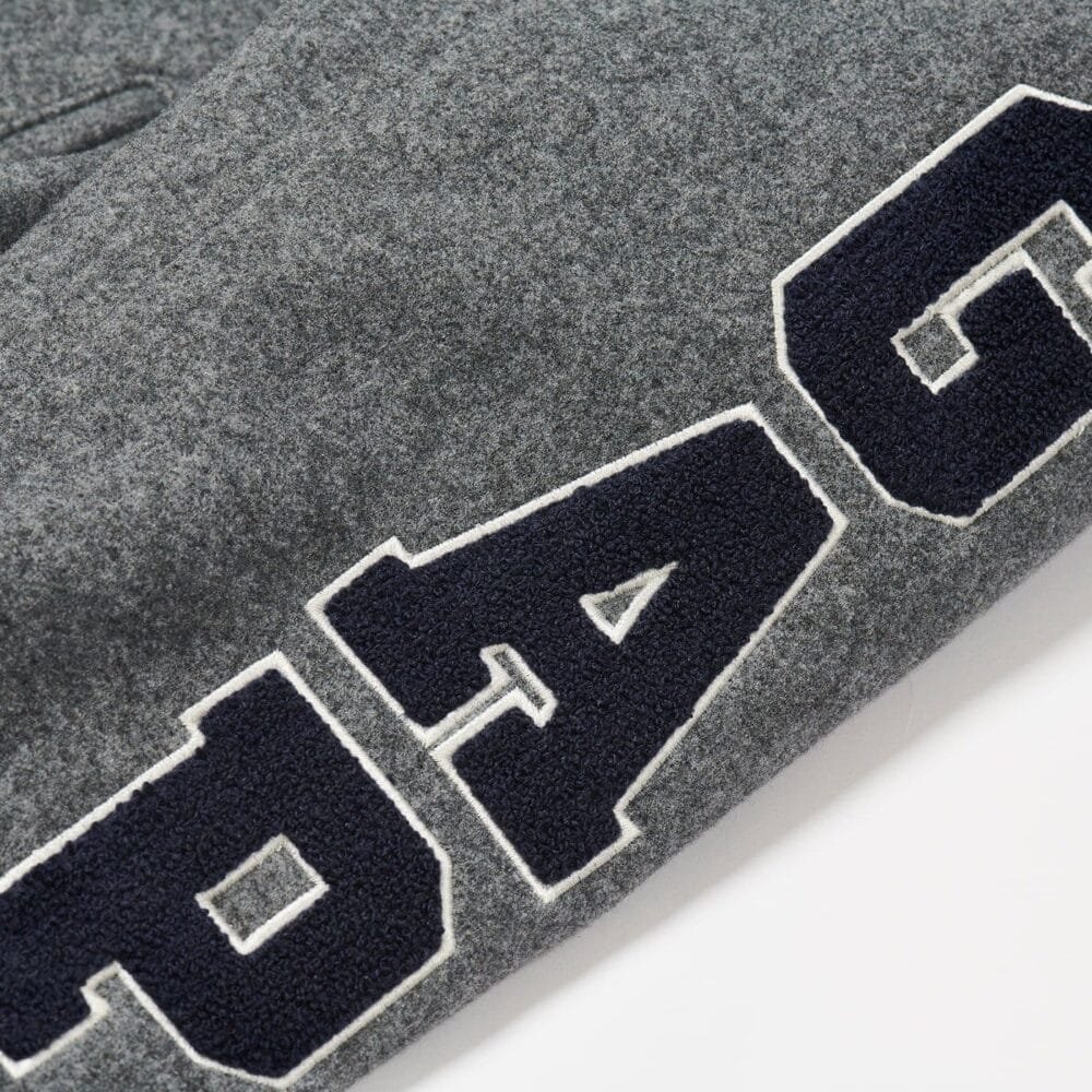 palace-x-gap-2024-grey-wool-varsity-jacket