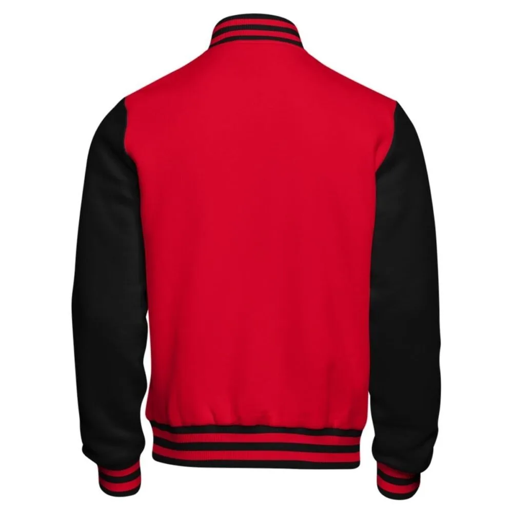 Red and Black Varsity Jacket