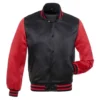 Black and Red Satin Jacket