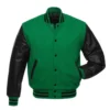 Kelly and Black Varsity Jacket