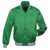 Kelly Green Satin Jacket