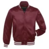 Maroon Satin Jacket