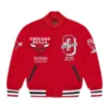 OVO Chicago Bulls Red Varsity Jacket