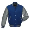 Royal and Grey Varsity Jacket