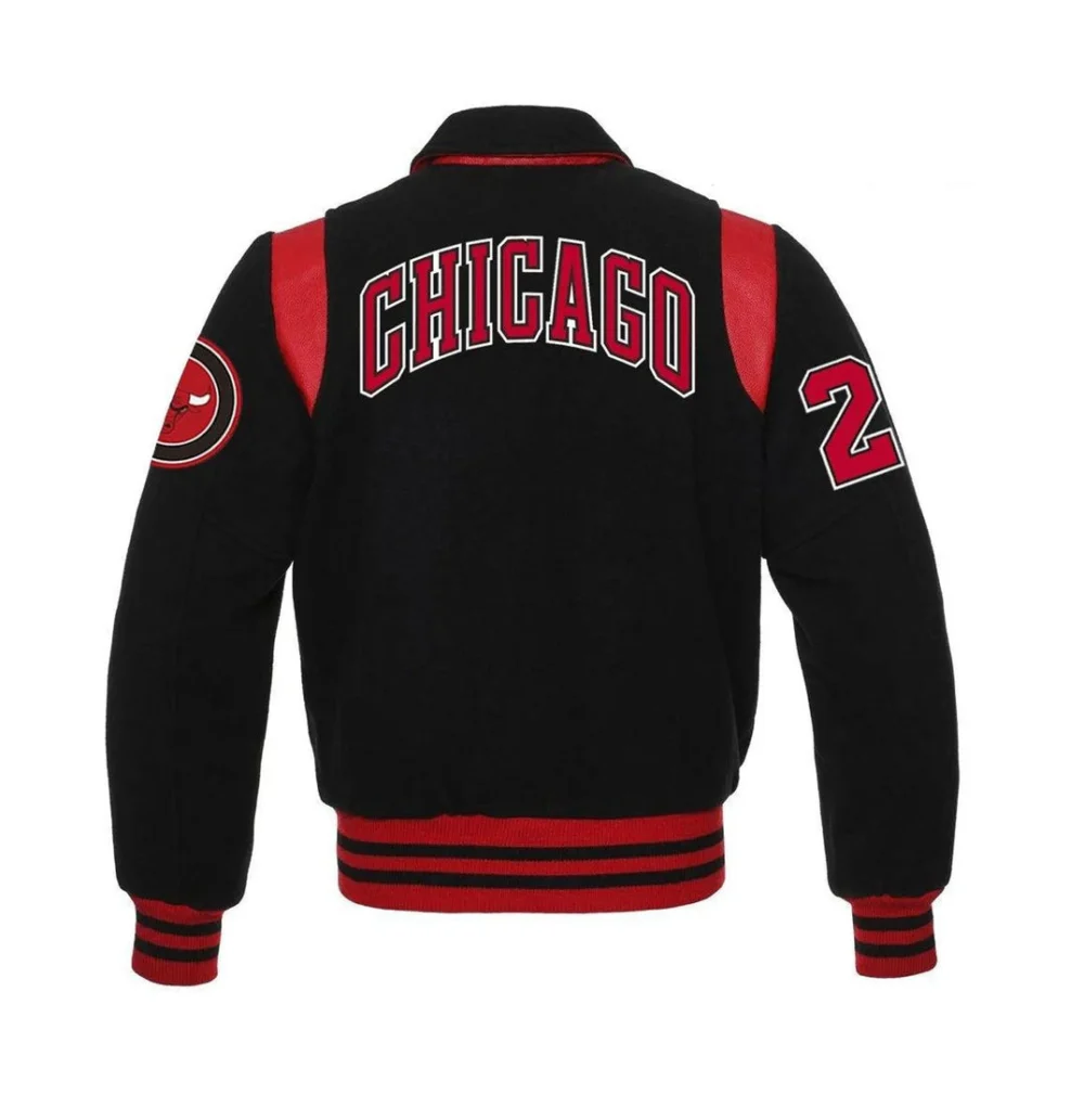 The NBA Chicago Bulls Varsity Jacket - Image 2